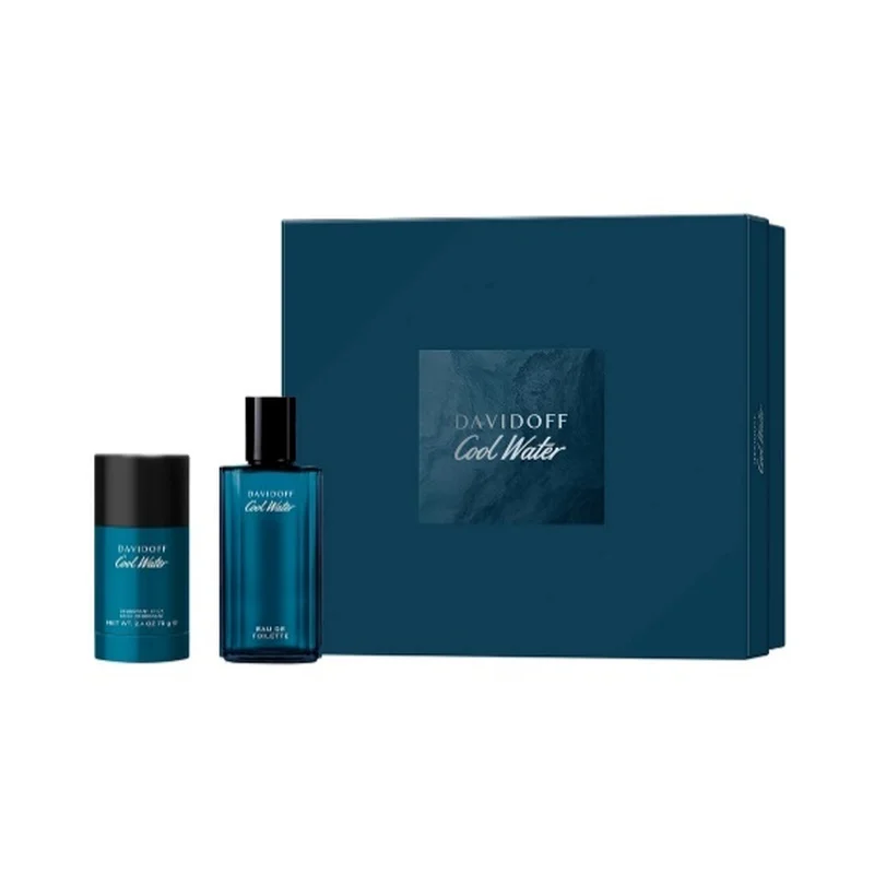 Davidoff Cool Water Men EDT Set 75ML + Deodorant Stick 75G