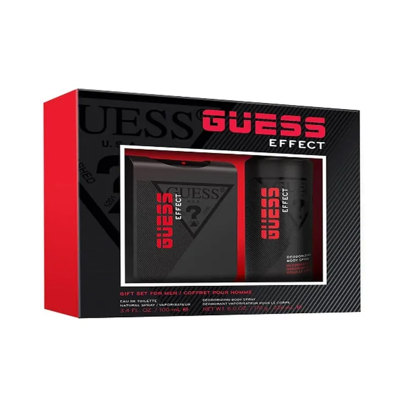 Guess Effect Men EDT Set 100ML + Body Spray 226ML