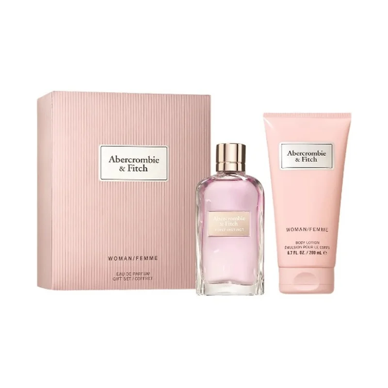 Abercrombie & Fitch First Instinct Women EDP Set 100ML + Body Lotion 200ML